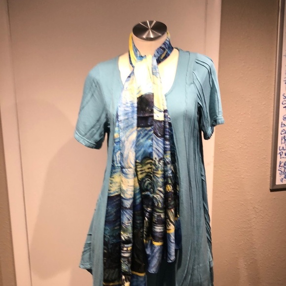 RainCaper Starry Night Sheer Scarf - Picture 8 of 10